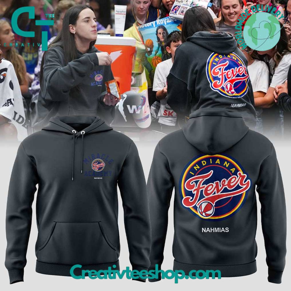 Indiana Fever x Miracle Academy Special Gray Hoodie