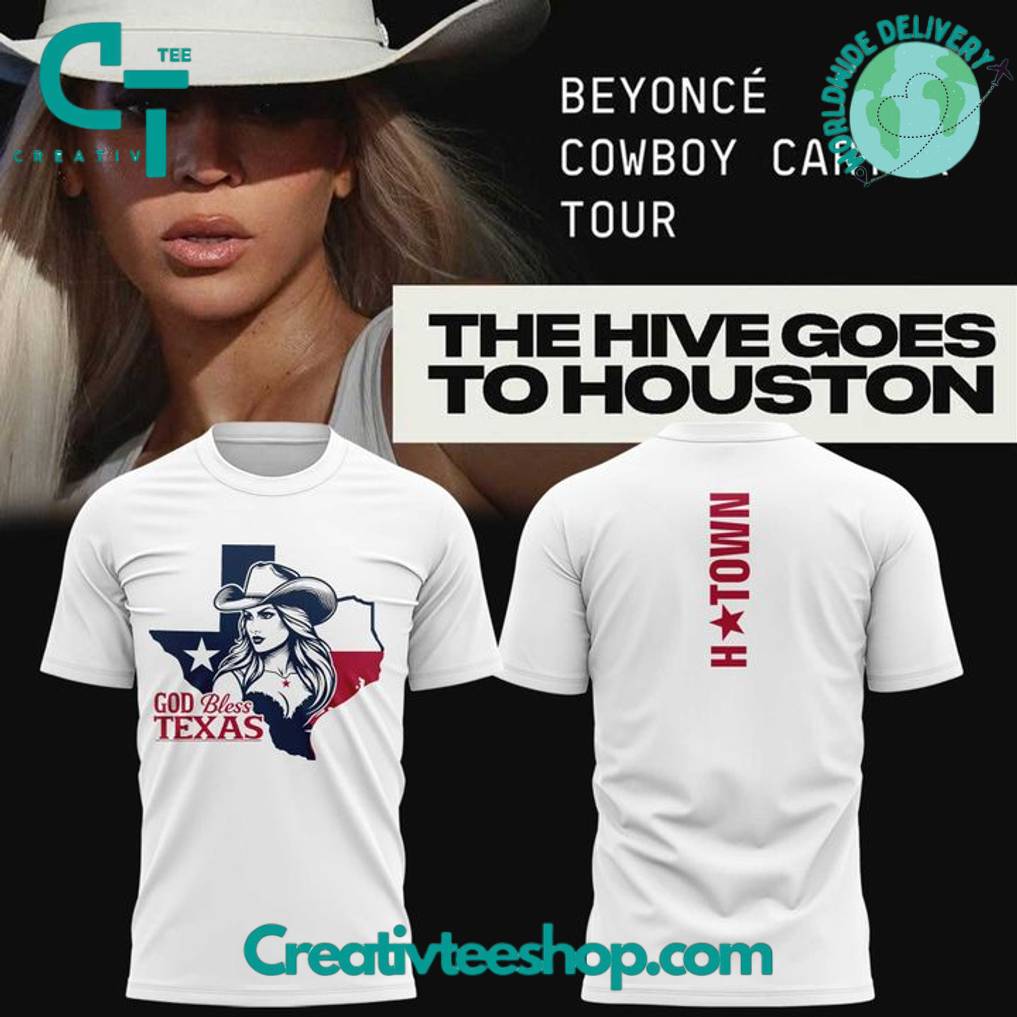 Beyonce “Cowboys Carter Tour God Bless Texas” Tee