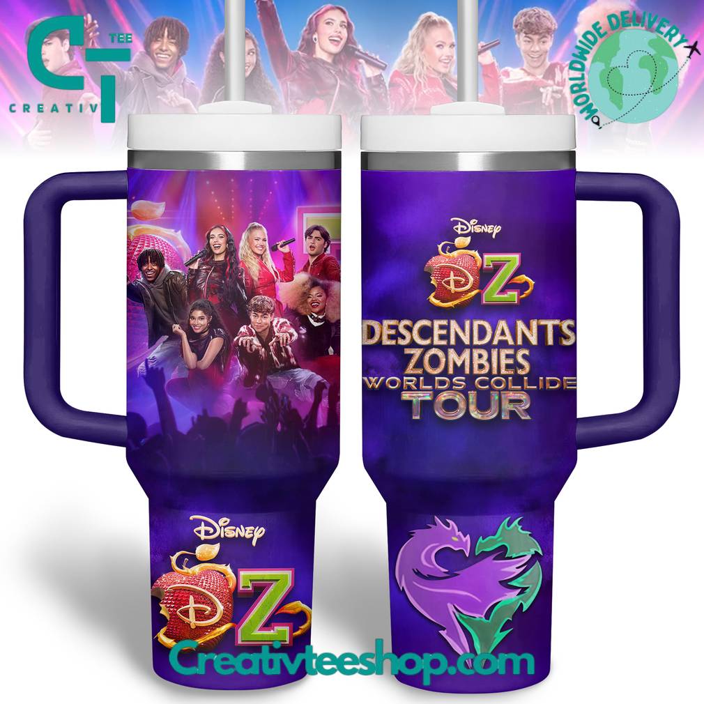Descendants Zombies World Collide Tour Special Tumbler 40oz with Handle