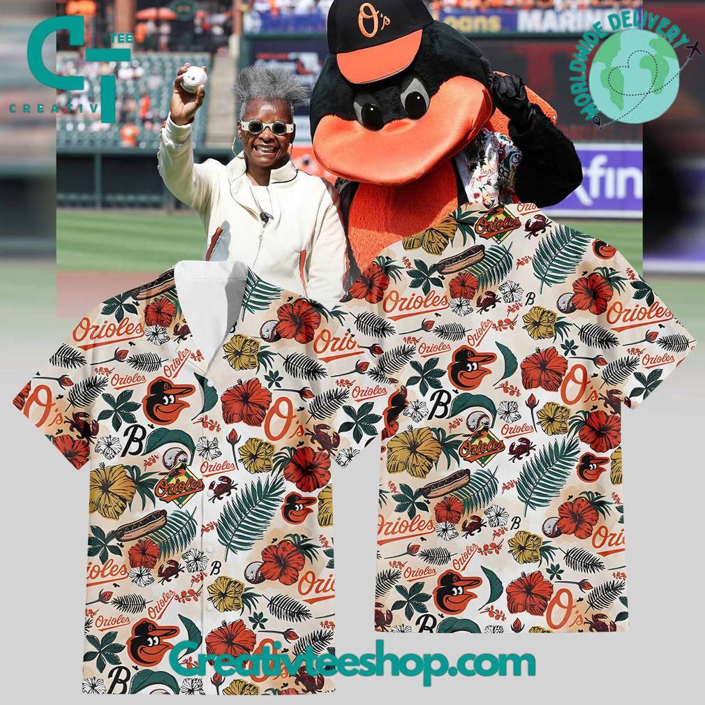 Baltimore Orioles Birdland Hawaiian Shirt