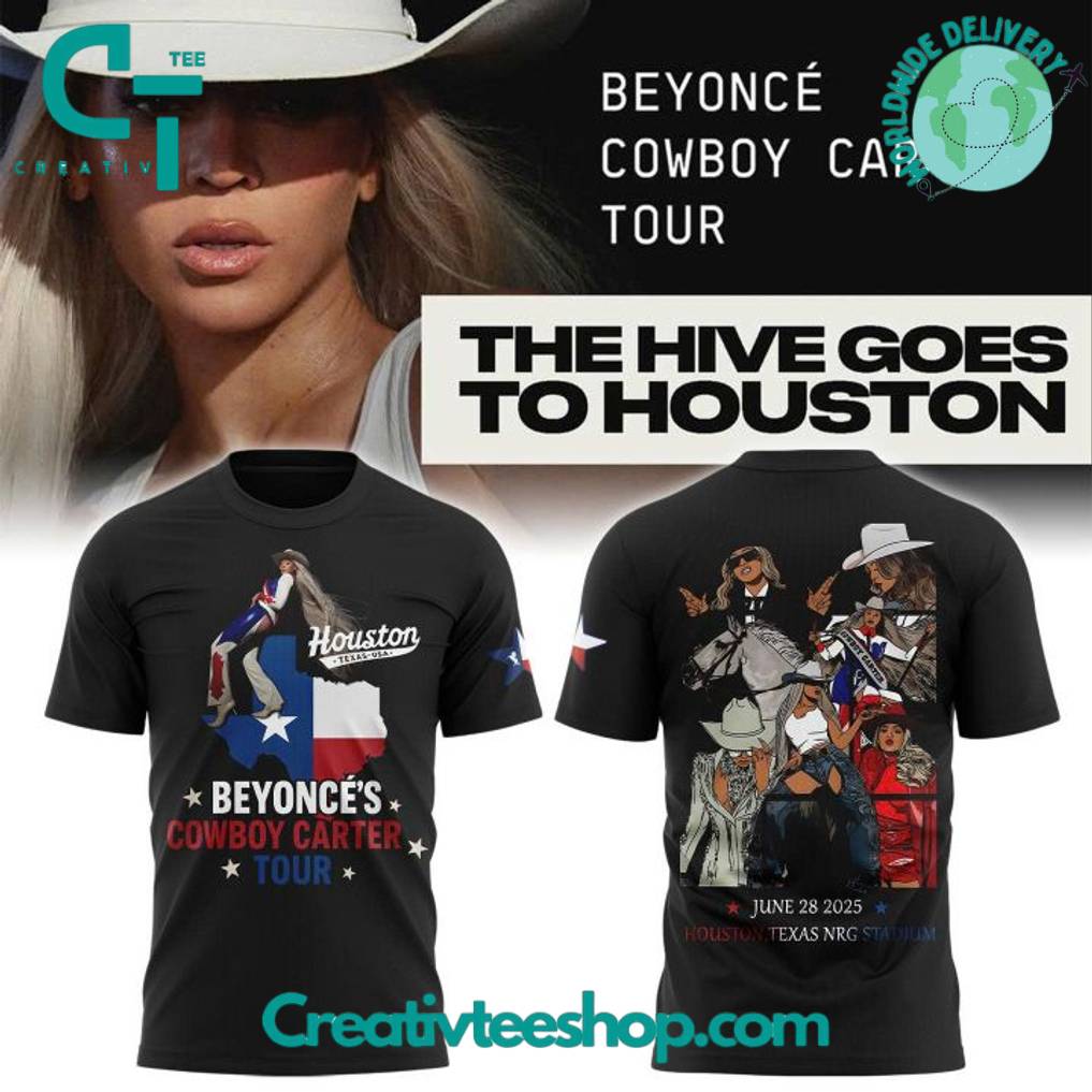 Beyonce Cowboys Cowboy Carter Tour NRG Stadium Houston Tee