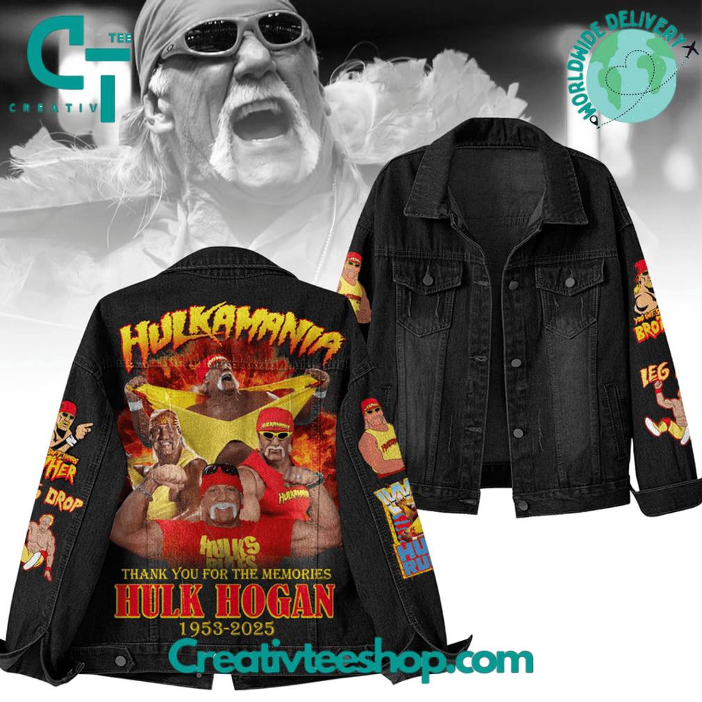Hulk Hogan Thank you for the Memories Special Denim Jacket