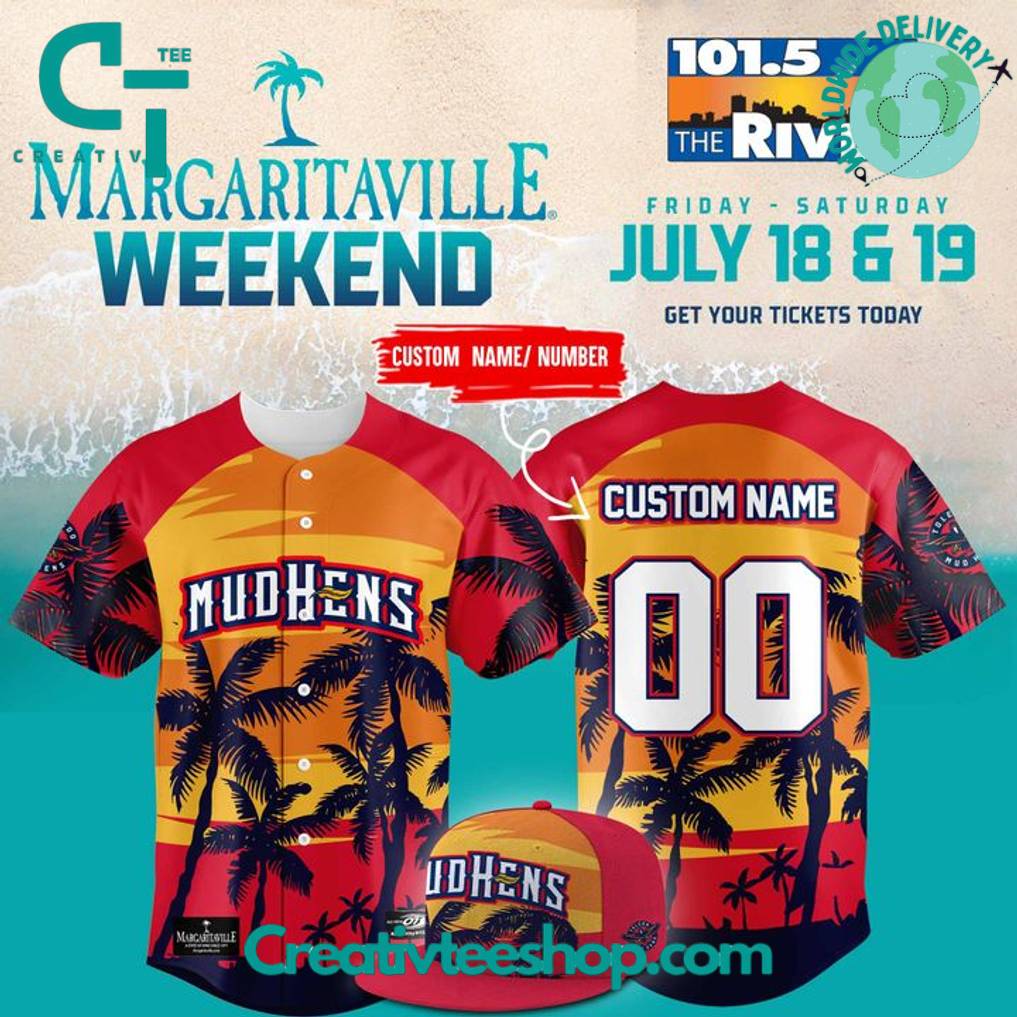 Toledo Mud Hens x Margaritaville Weekend Custom Jersey