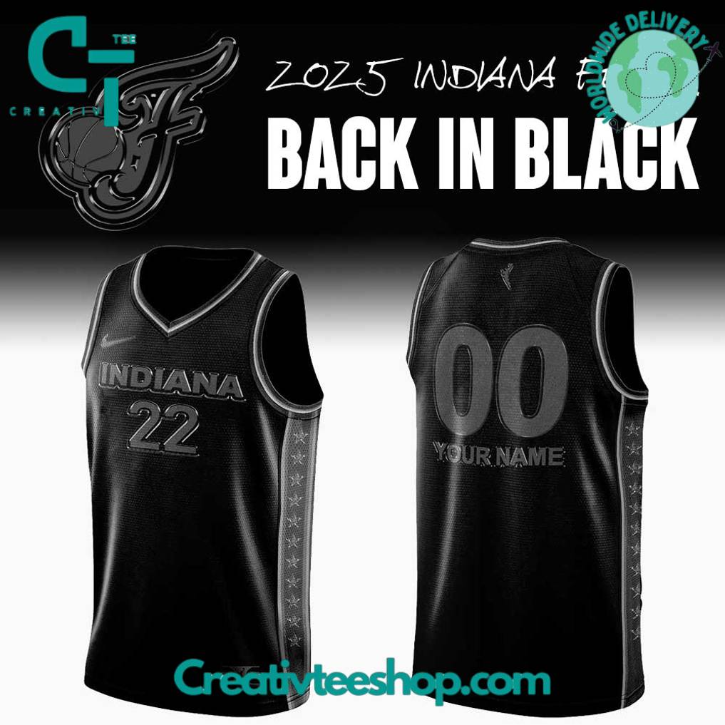 Indiana Fever “Back In Black” Special Basketball Jersey