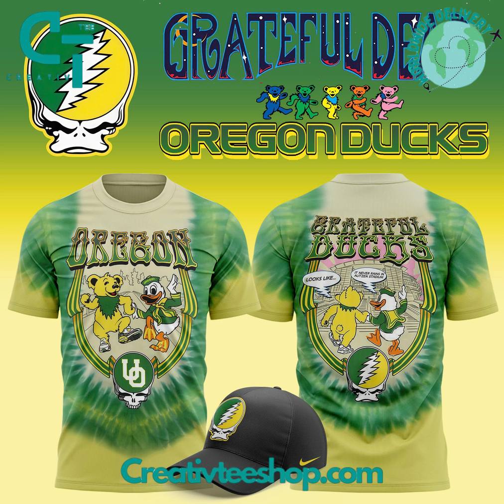 Oregon Ducks x Grateful Dead Day Special Tee