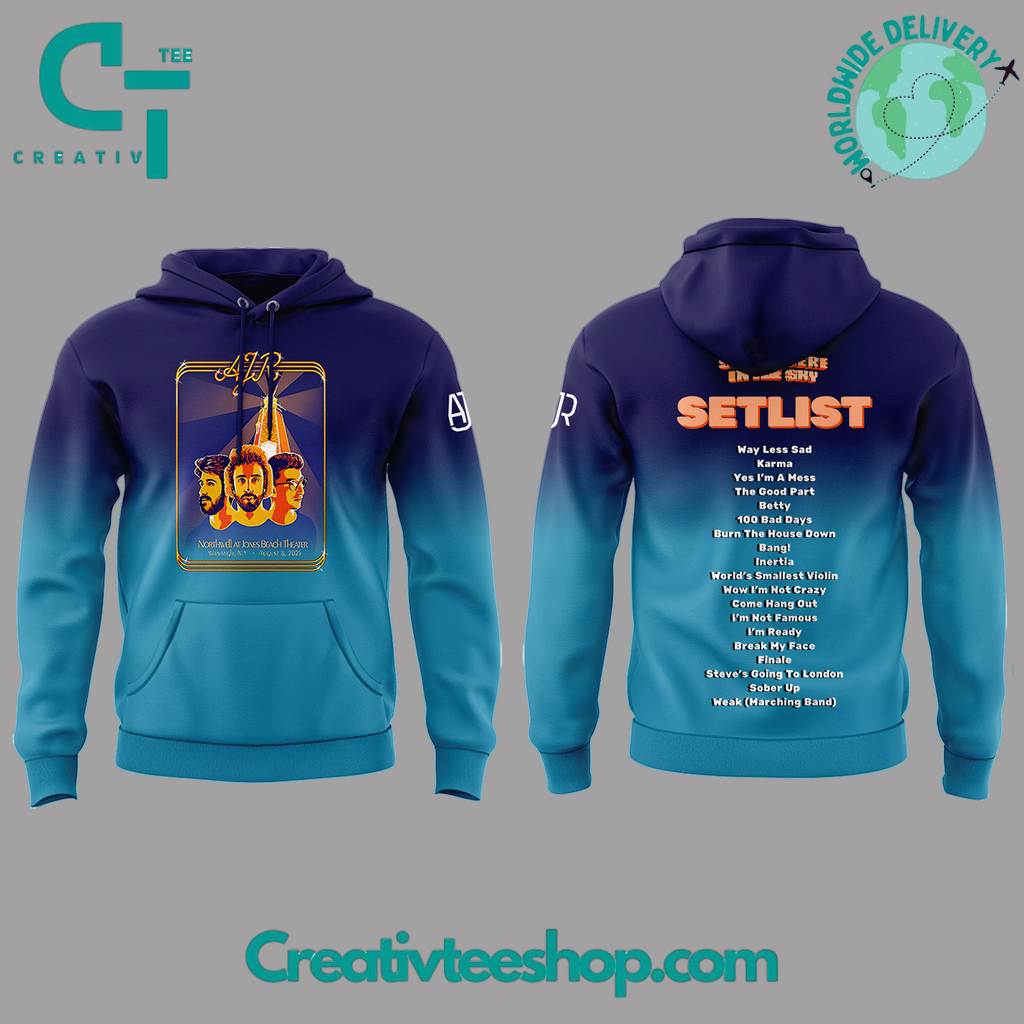AJR Tour 2025 Setlist Special Hoodie