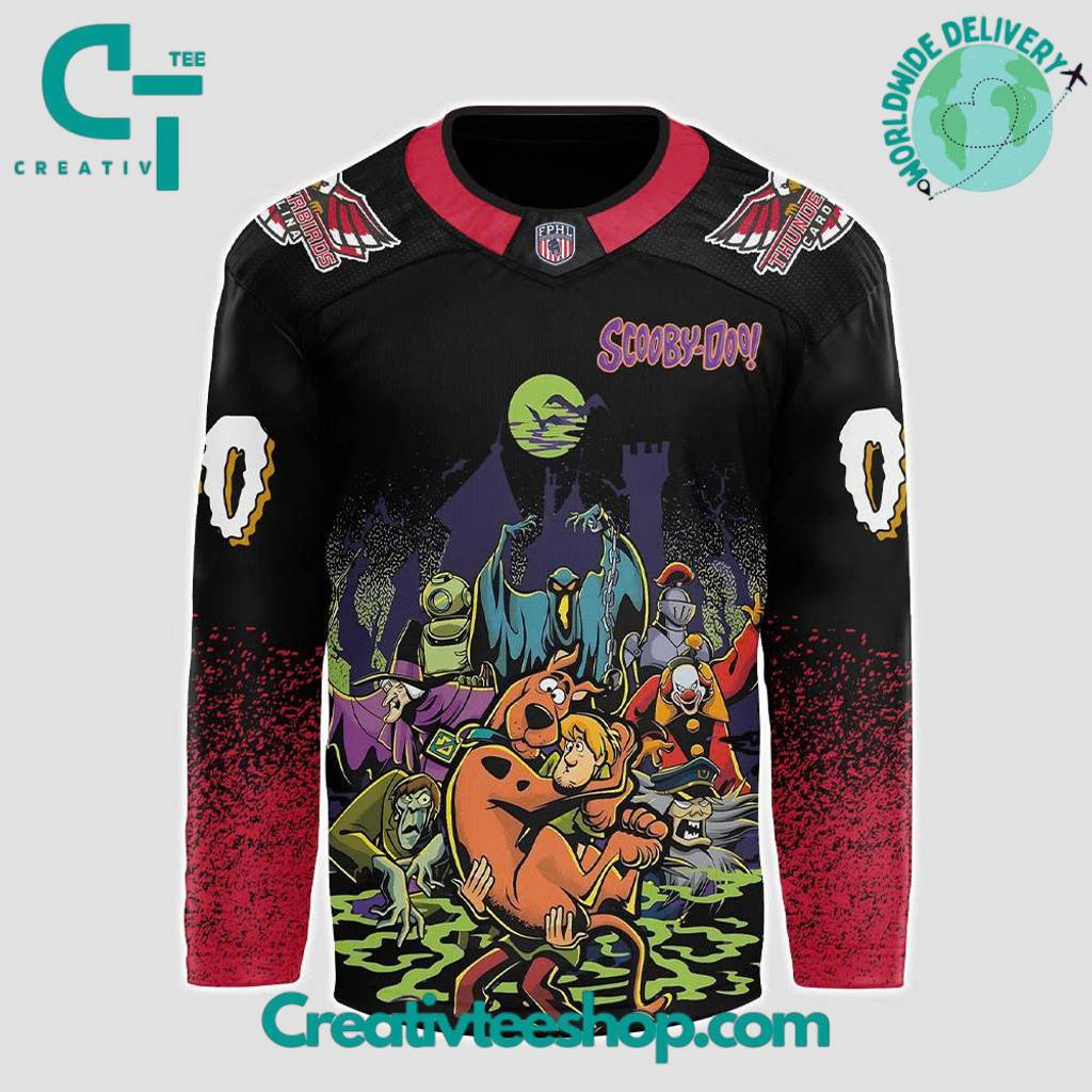 Carolina Thunderbirds x Scooby-Doo Night 2025 Custom Hockey Jersey