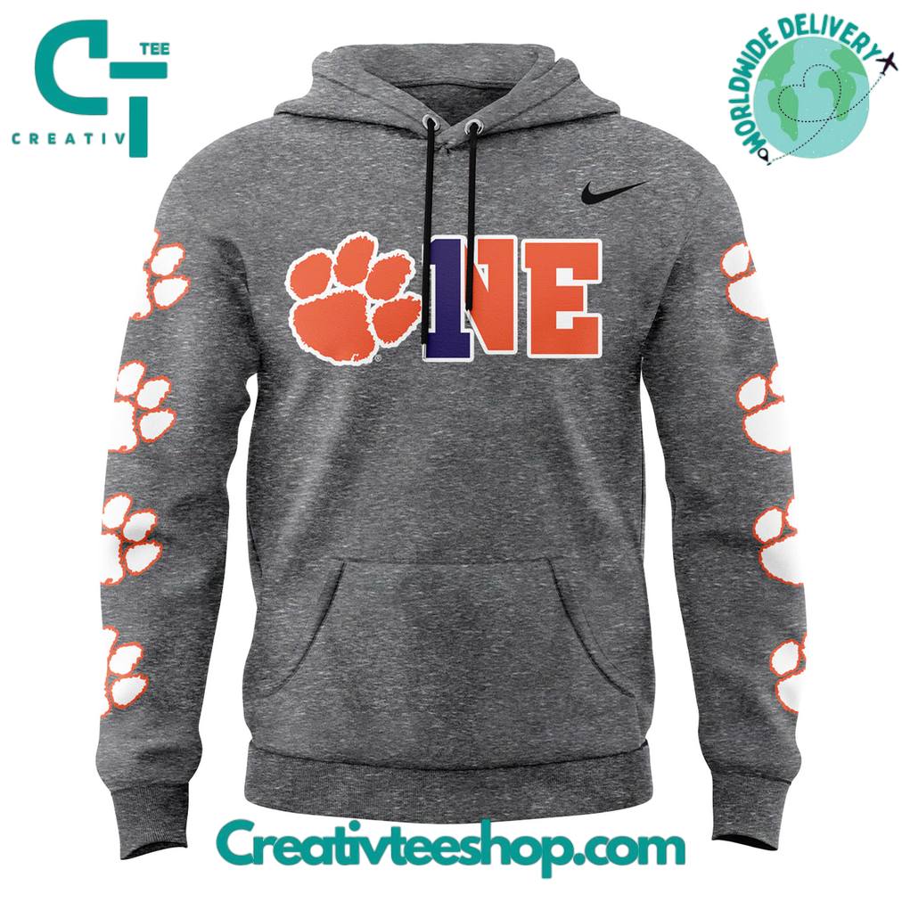 Clemson Tigers “Now Won” Special Grey Hoodie
