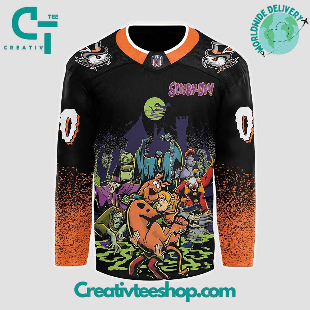 Danbury Hat Tricks x Scooby-Doo Night 2025 Custom Hockey Jersey
