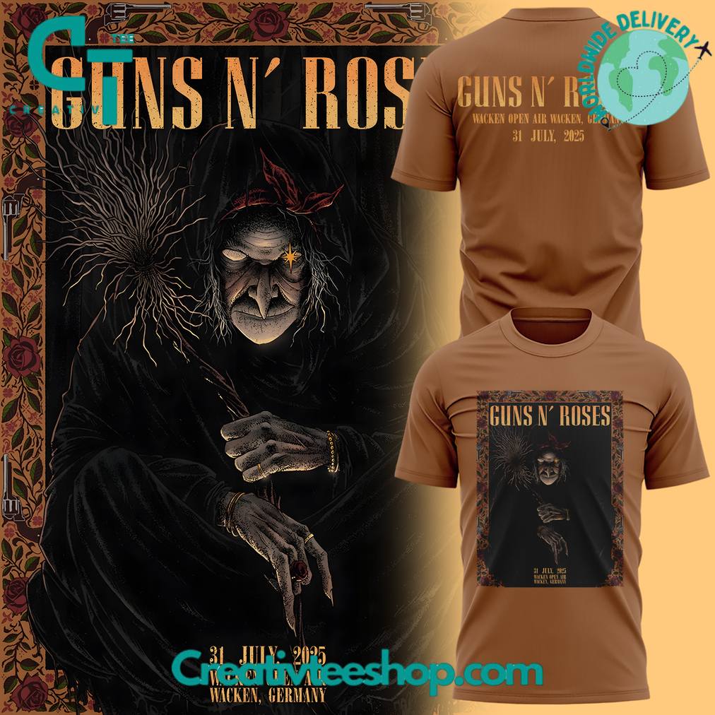 Guns N’ Roses World Tour to Germany 2025 Limited Edition Shirt
