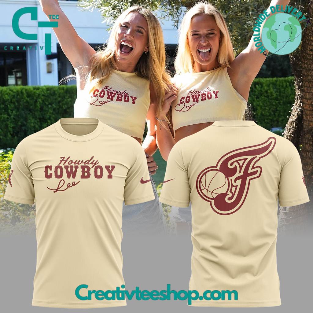 Indiana Fever Basketball Lexie Hull  Sophie Cunningham Howdy Cowboy TShirt