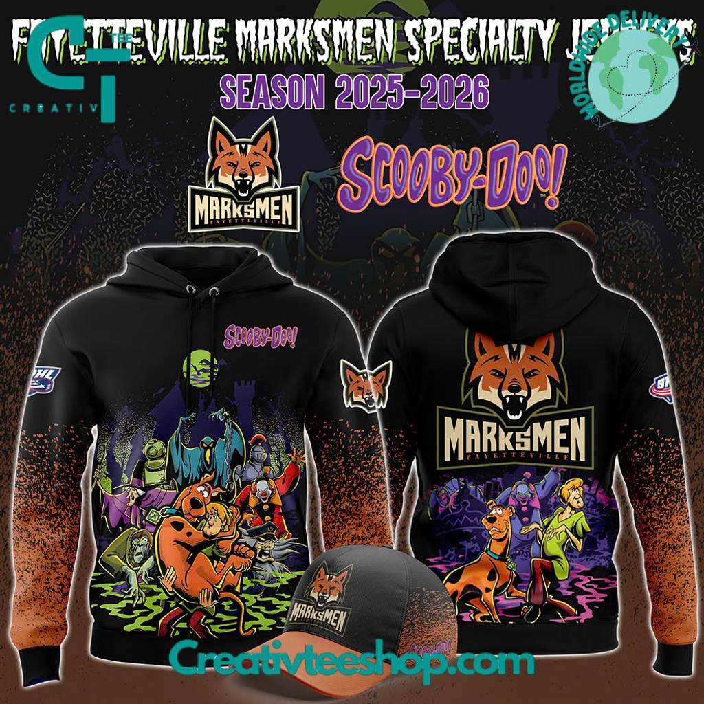 Fayetteville Marksmen x Scooby-Doo Night 2025 Special Hoodie