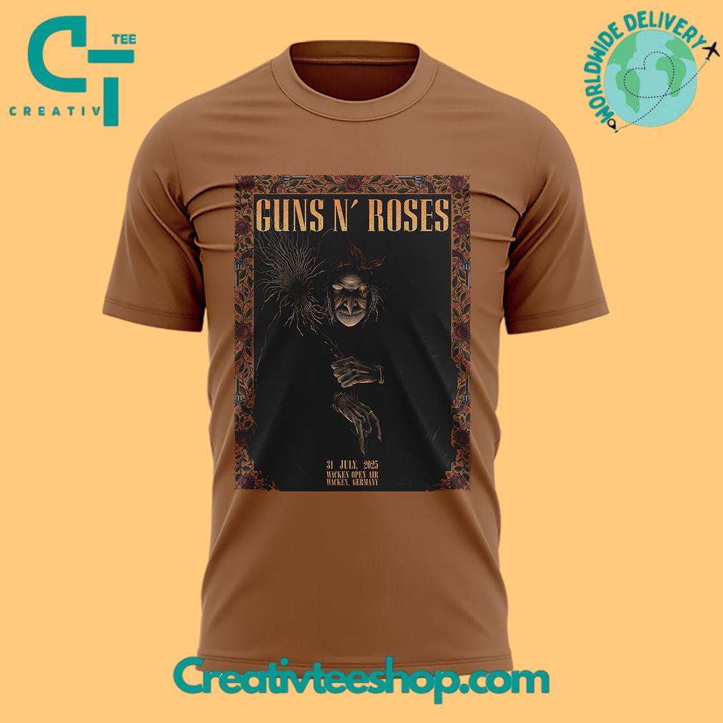 Guns N’ Roses World Tour to Germany 2025 Limited Edition Shirt