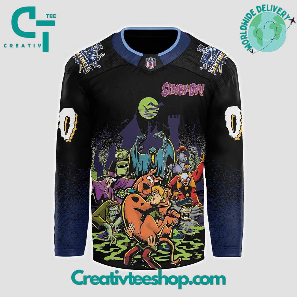Indiana Sentinels x Scooby-Doo Night 2025 Custom Hockey Jersey