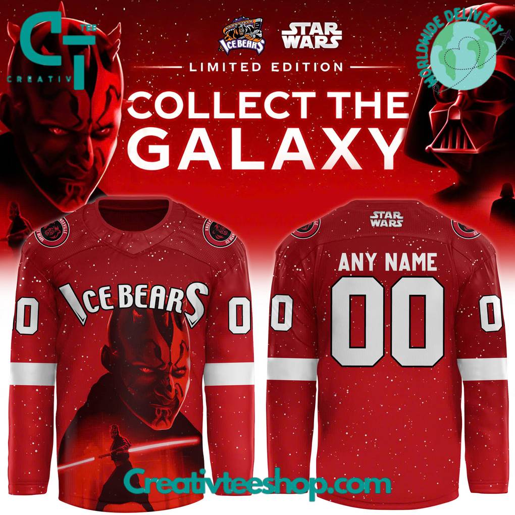 Knoxville Ice Bears x Star Wars Special Edition Hockey Jersey