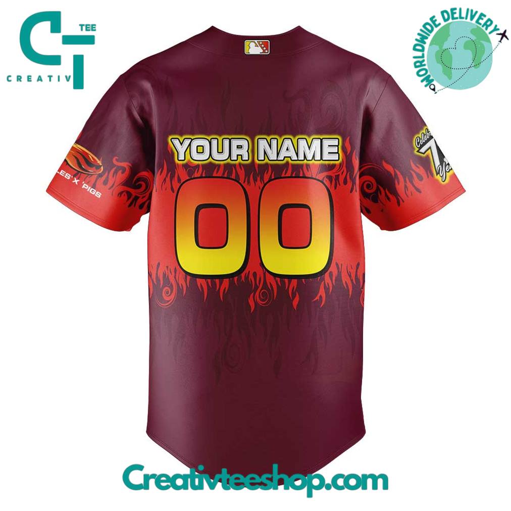 Lehigh Valley IronPigs x Hot Tamales Custom Jersey