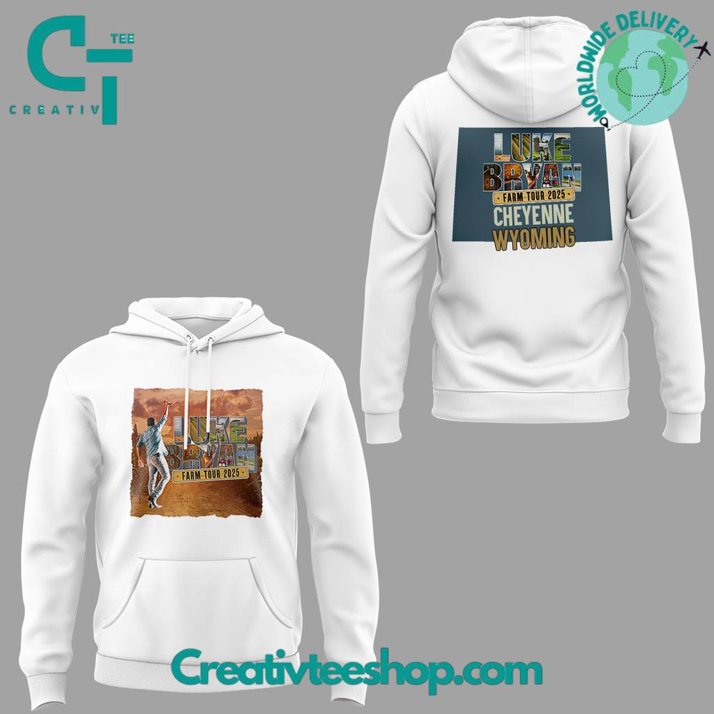 Luke Bryan Farm Tour 2025 In Cheyenne Limited Edition Hoodie