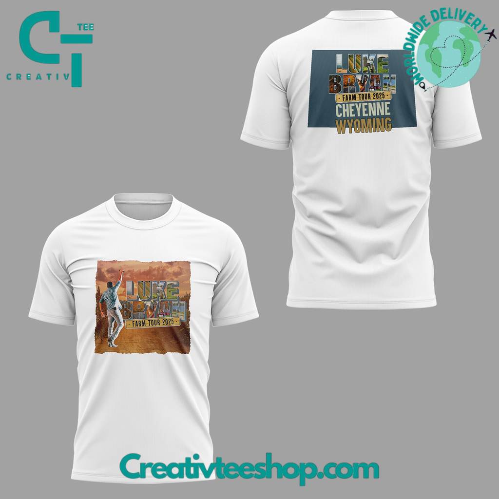 Luke Bryan Farm Tour 2025 In Cheyenne Limited Edition Shirt
