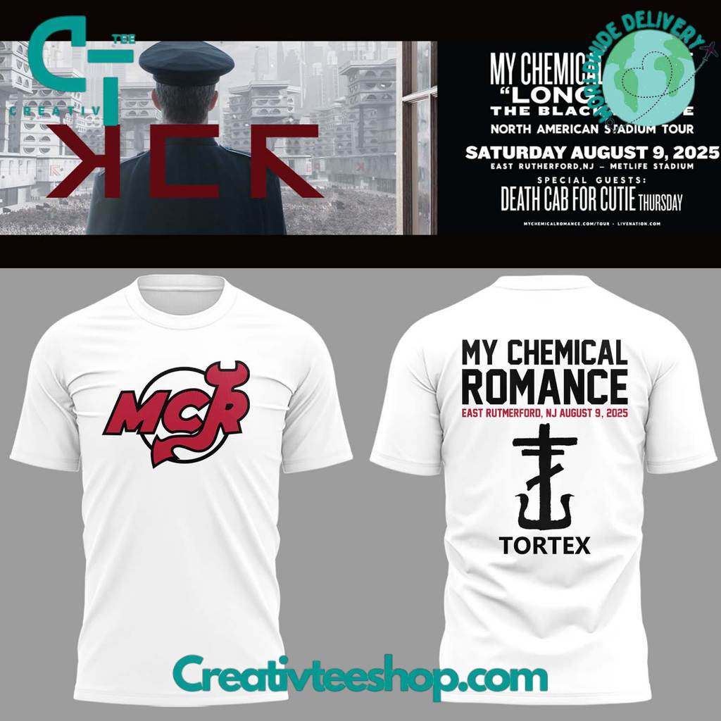 My Chemical Romance Long Live The Black Parade Tour 2025 x New Jersey Devils Special Tee