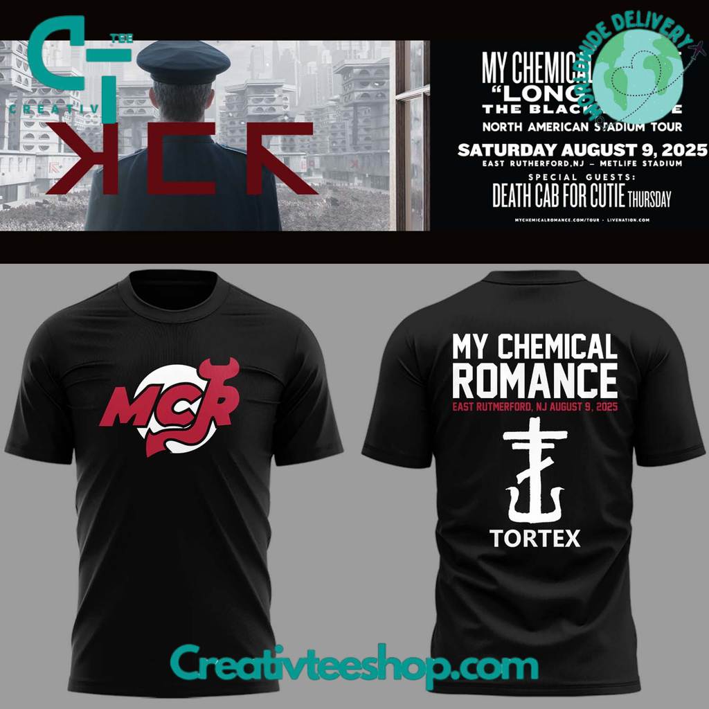 My Chemical Romance Long Live The Black Parade Tour 2025 x New Jersey Devils Special Tee