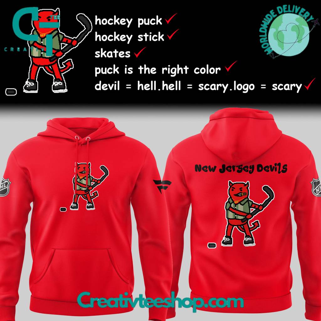 New Jersey Devils Special New Logo Hoodie