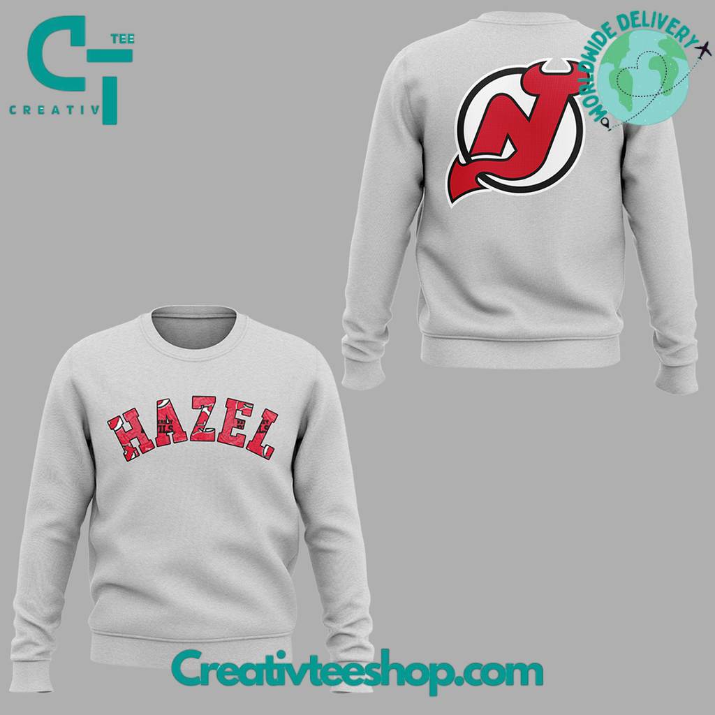 New Jersey Devils x Hazel Special Grey Sweatshirt