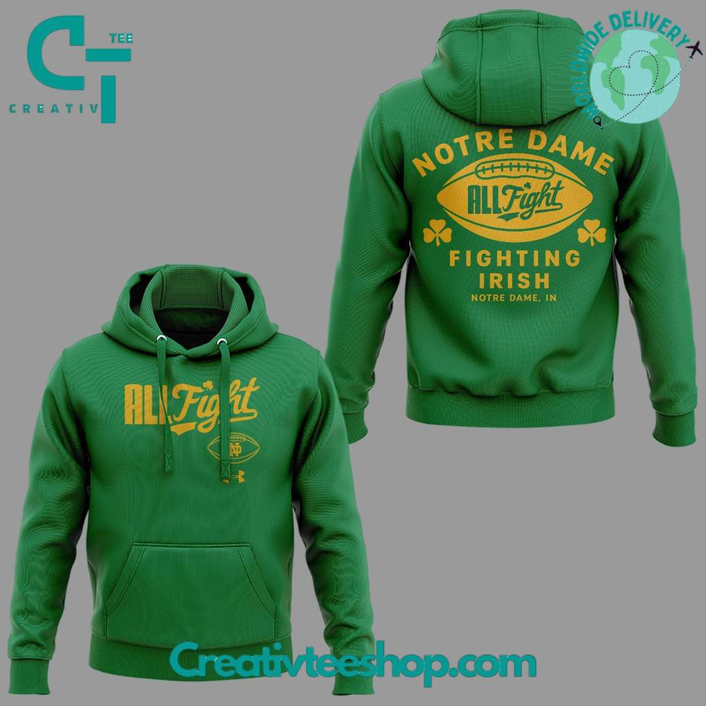 Notre Dame Fighting Irish Irish Wear Green Special Hoodie