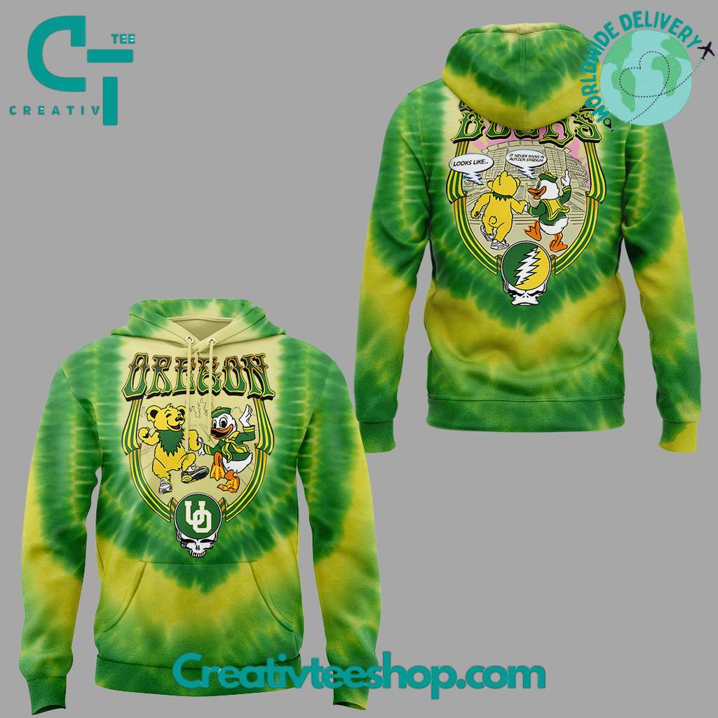 Oregon Ducks Special Edition Grateful Ducks Hoodie