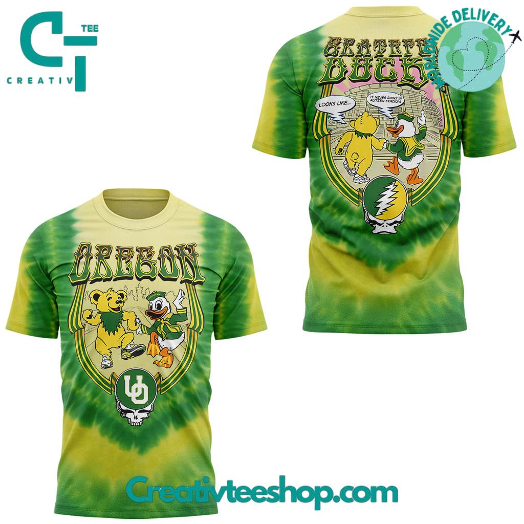 Oregon Ducks Special Edition “Grateful Ducks” Shirt