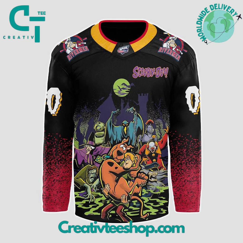Peoria Rivermen x Scooby-Doo Night 2025 Custom Hockey Jersey