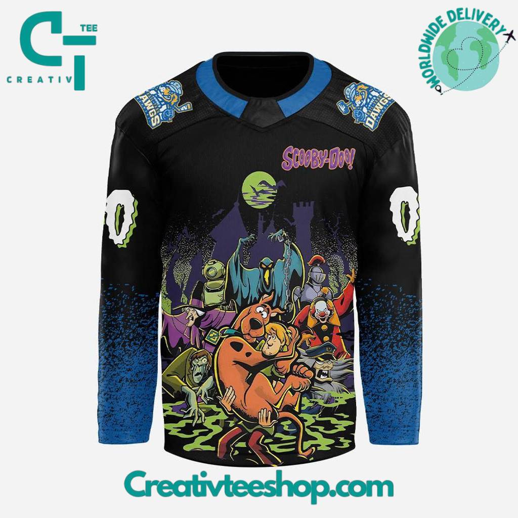 Roanoke Rail Yard Dawgs x Scooby-Doo Night 2025 Custom Hockey Jersey