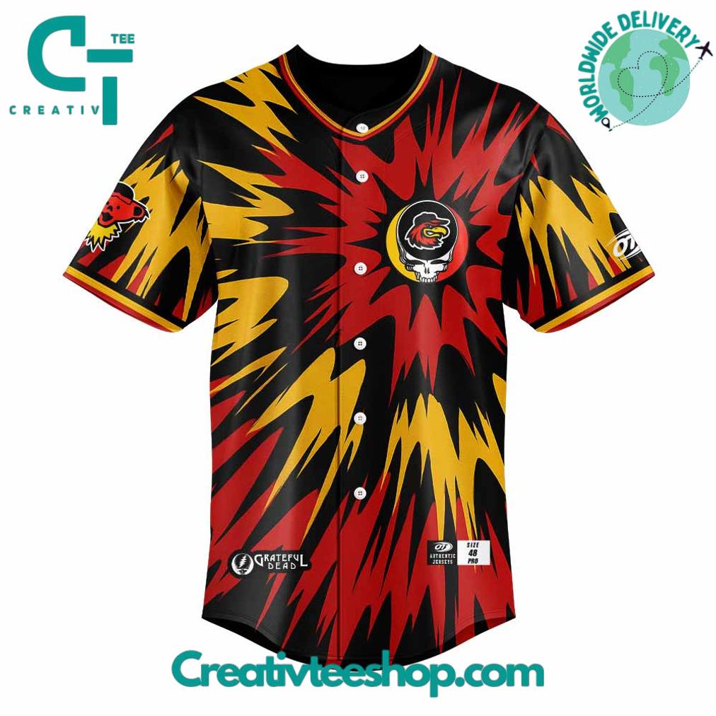 Rochester Red Wings x Grateful Dead Special Baseball Jersey