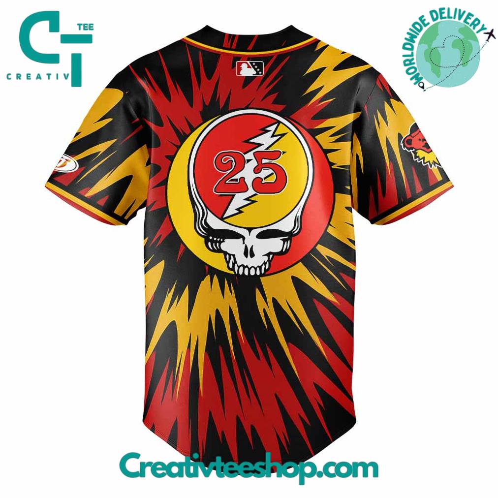 Rochester Red Wings x Grateful Dead Special Baseball Jersey