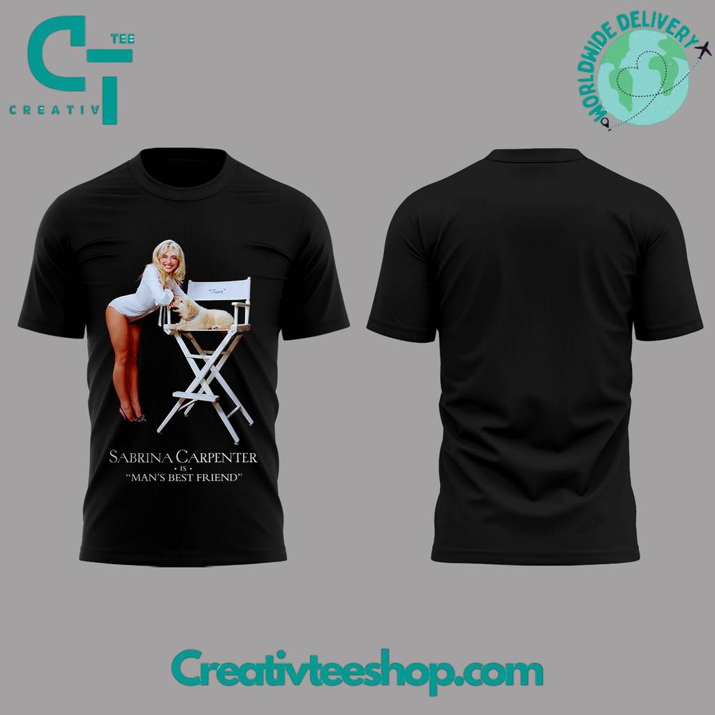 Sabrina Carpenter Man’s Best Friend Special Black Shirt