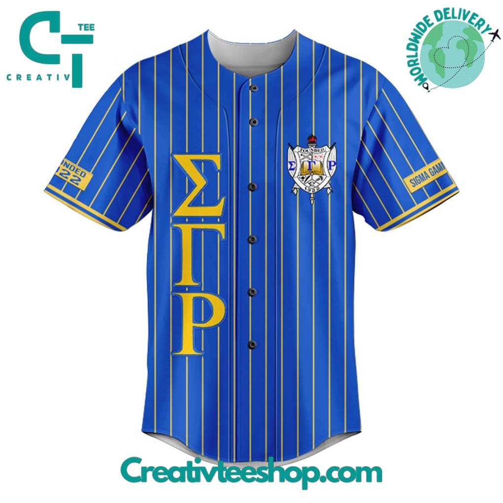 Sigma Gamma Rho Custom Baseball Jersey
