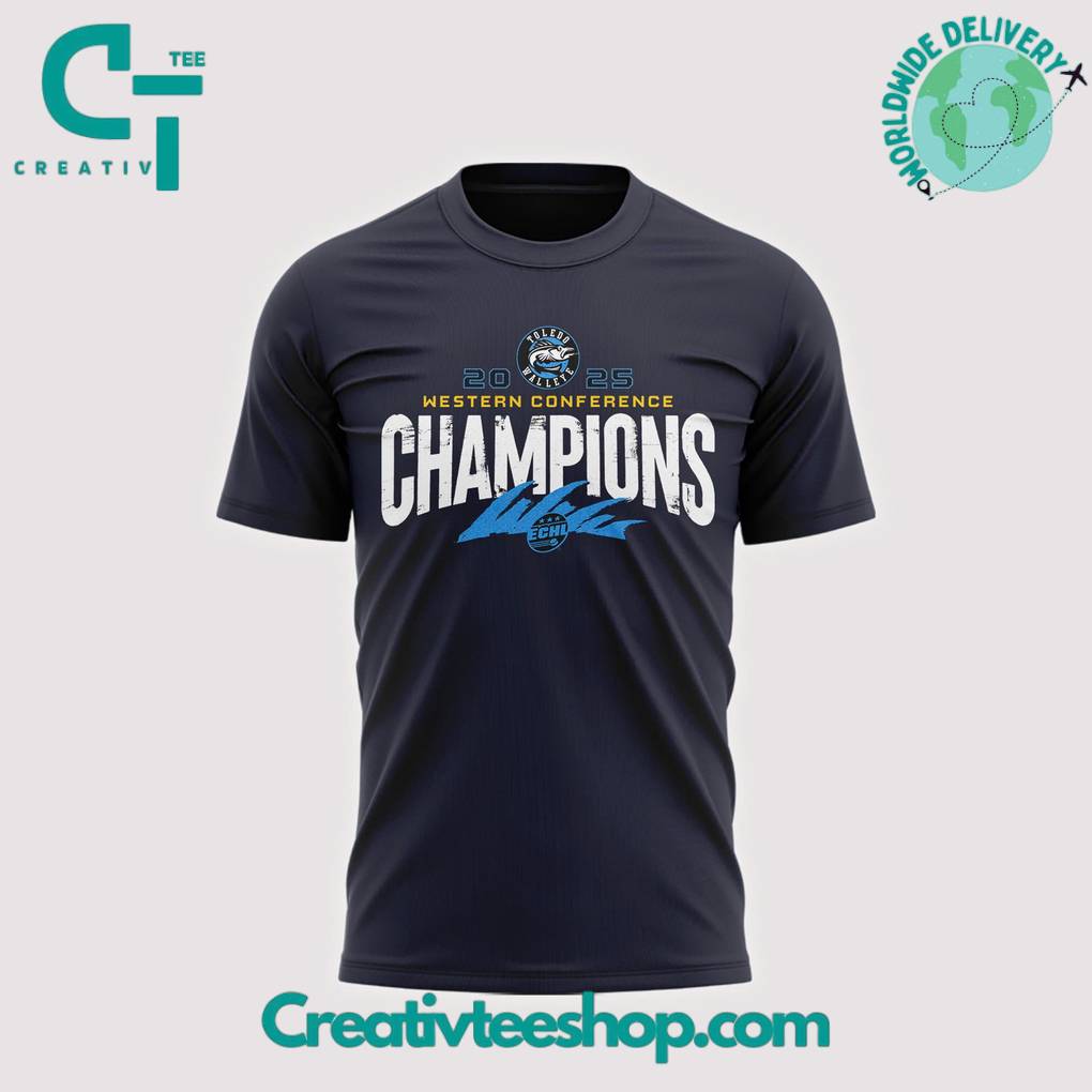 Toledo Walleye Western Conference 2025 Champions Shirt