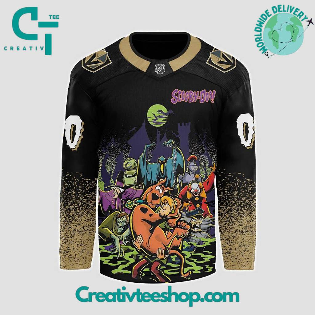 Vegas Golden Knights x Scooby-Doo Night 2025 Custom Hockey Jersey