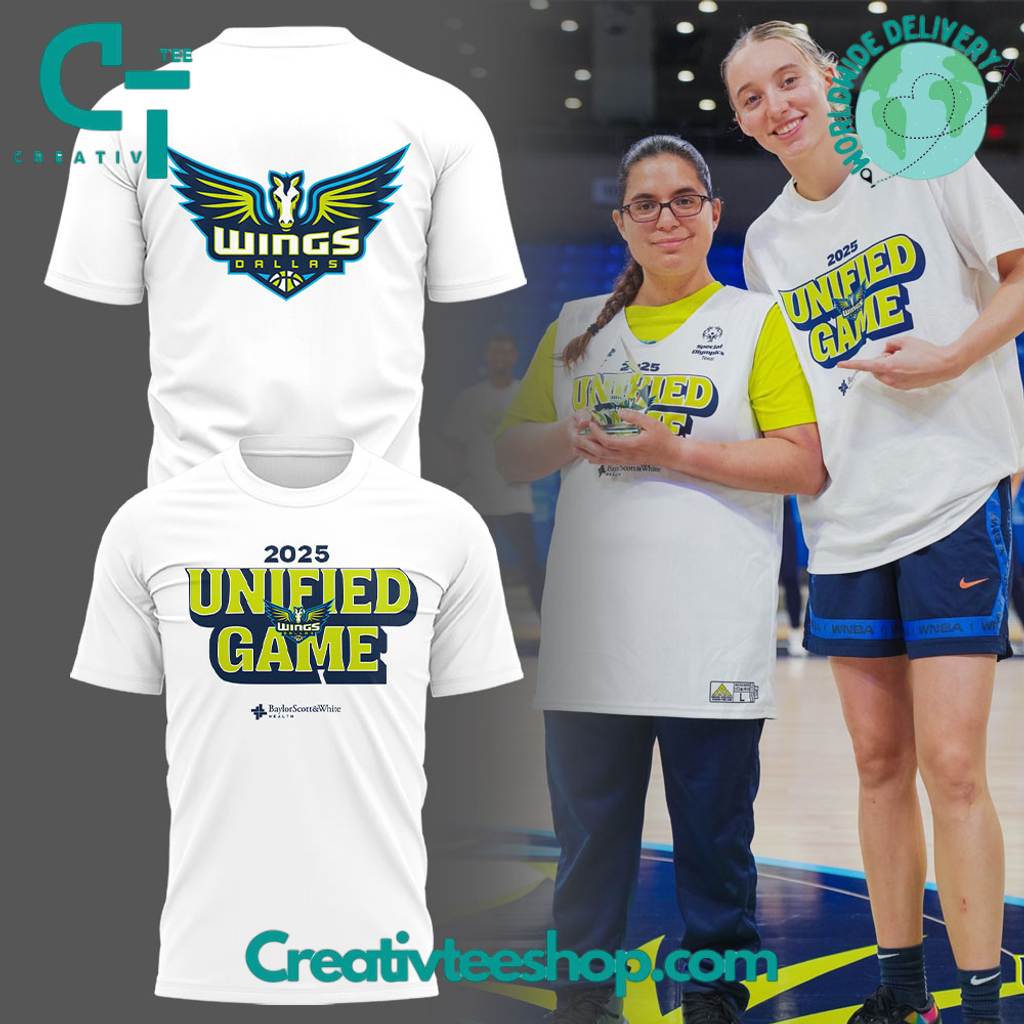Dallas Wings Unified Game 2025 Special White Tee