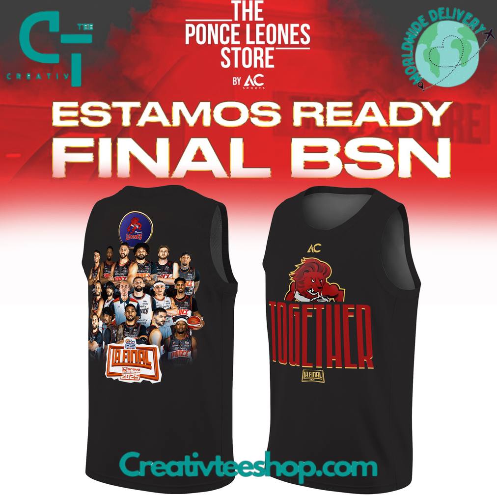 Leones de Ponce BSN Final Special Black Basketball Jersey