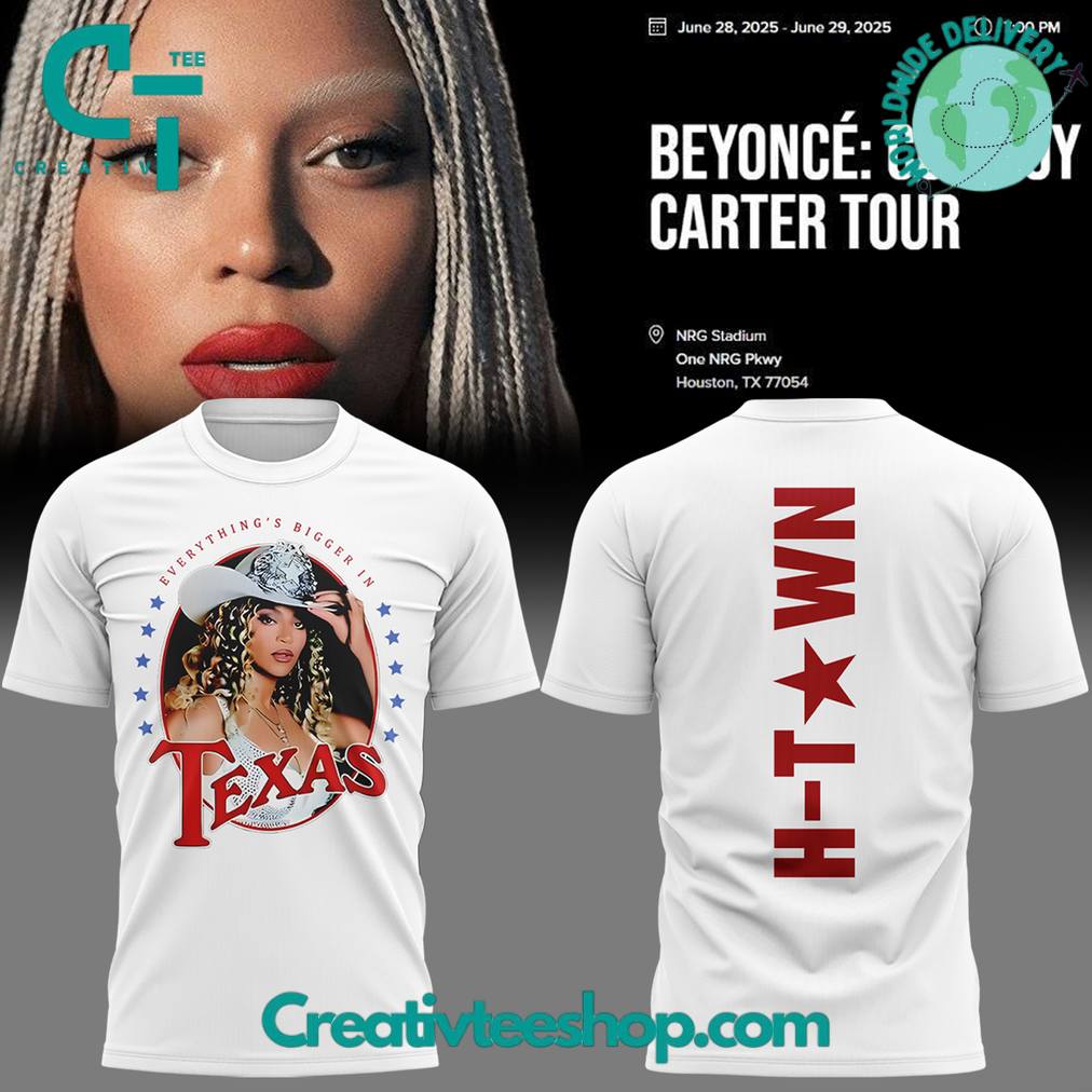 Beyonce Cowboys Carter Tour x Houston 2025 Special Tee