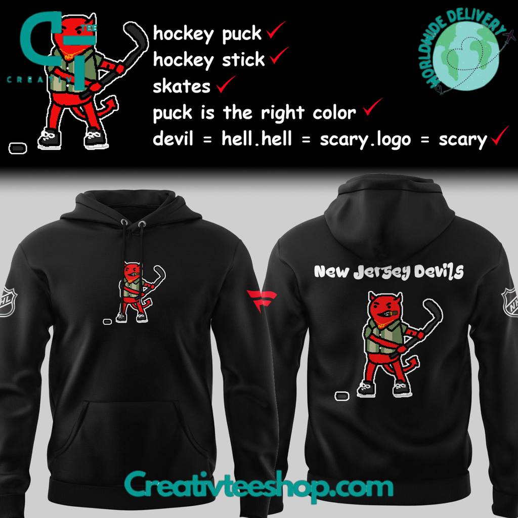 New Jersey Devils Special New Logo Hoodie