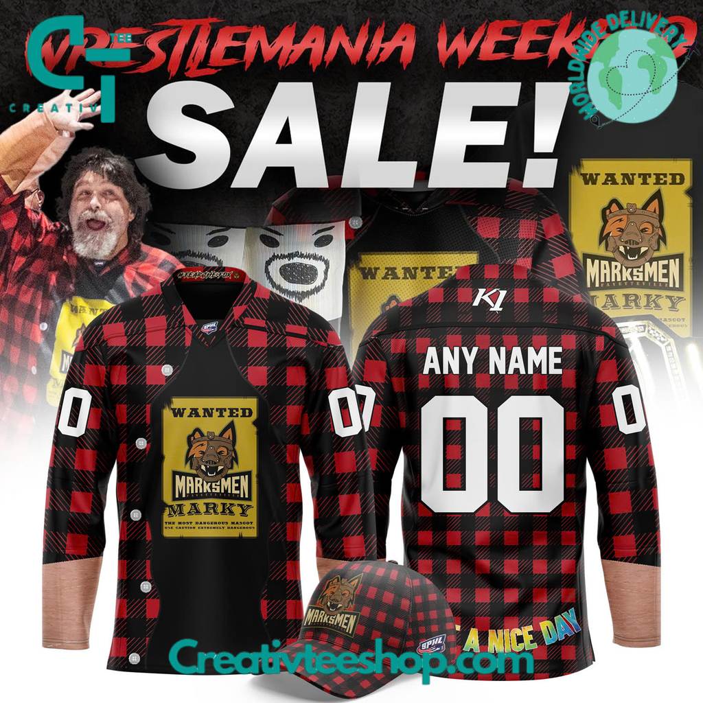 Fayetteville Marksmen 2025 Pro Wrestling Night Specialty Hockey Jersey