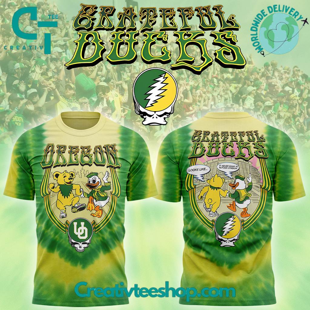 Oregon Ducks Special Edition “Grateful Ducks” Shirt