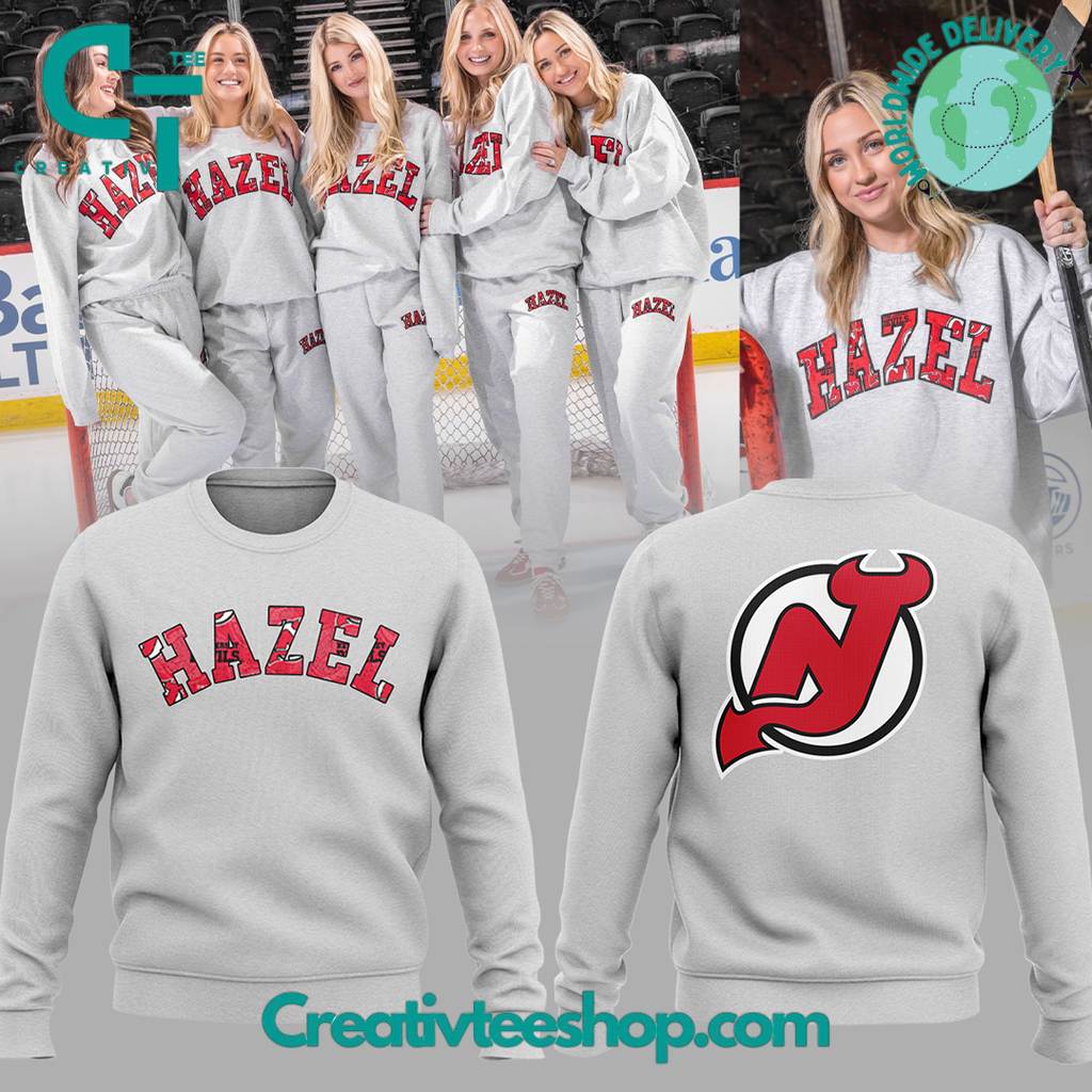 New Jersey Devils x Hazel Special Grey Sweatshirt