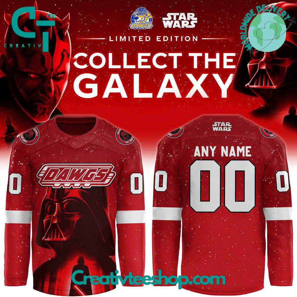 Roanoke Rail Yard Dawgs x Star Wars Special Edition Hockey Jersey