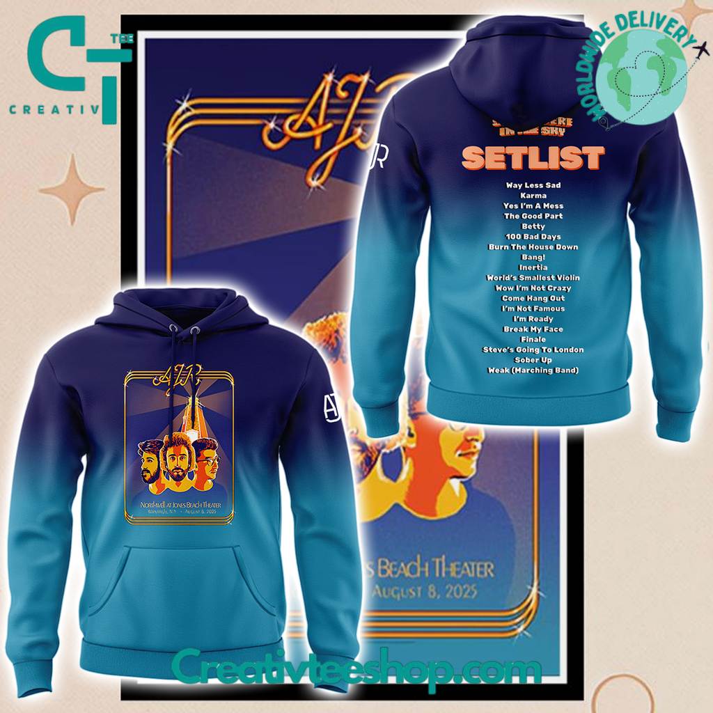 AJR Tour 2025 Setlist Special Hoodie