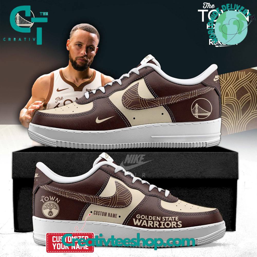 Golden State Warriors 2025 City Edition Special Air Force 1 Sneaker