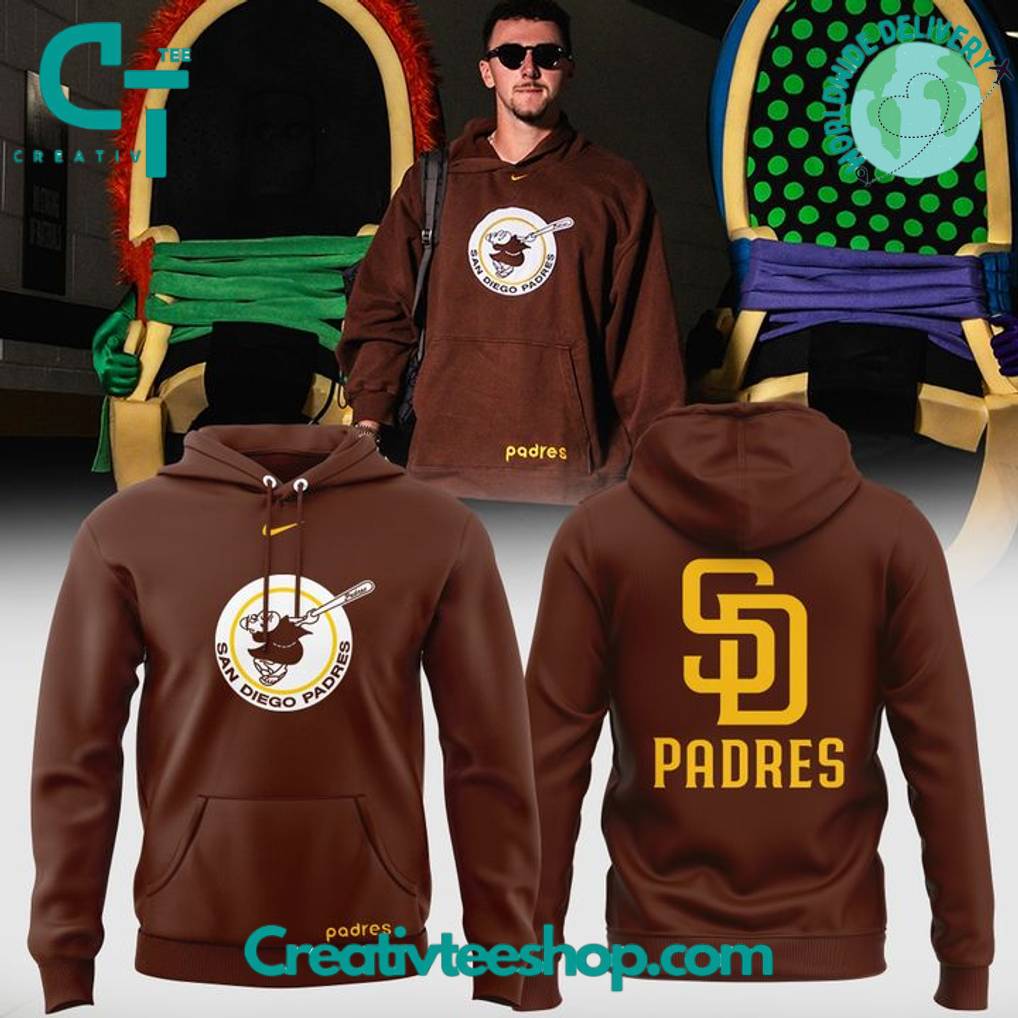 San Diego Padres Swinging Friar Hoodie 2025
