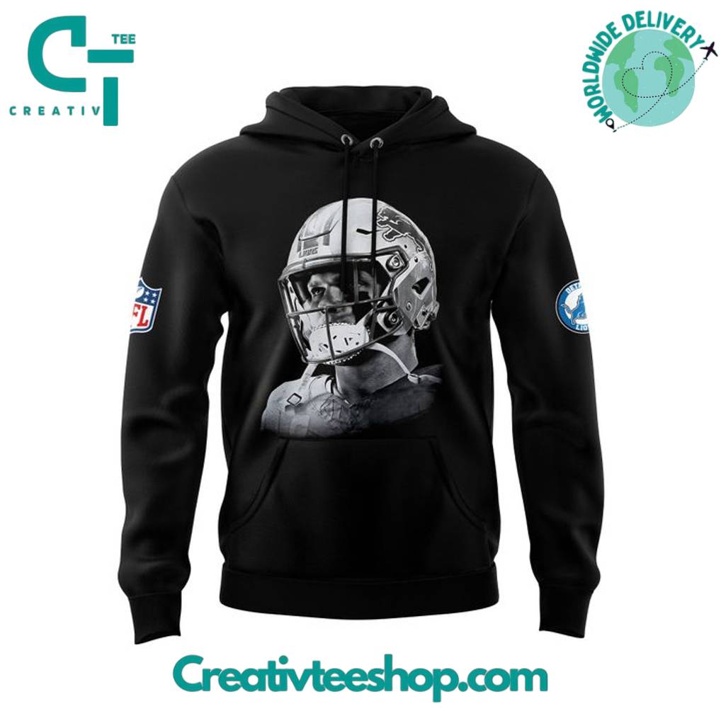 Aidan Hutchinson Charcoal House of Hutch x Detroit Lions Game Face Hoodie