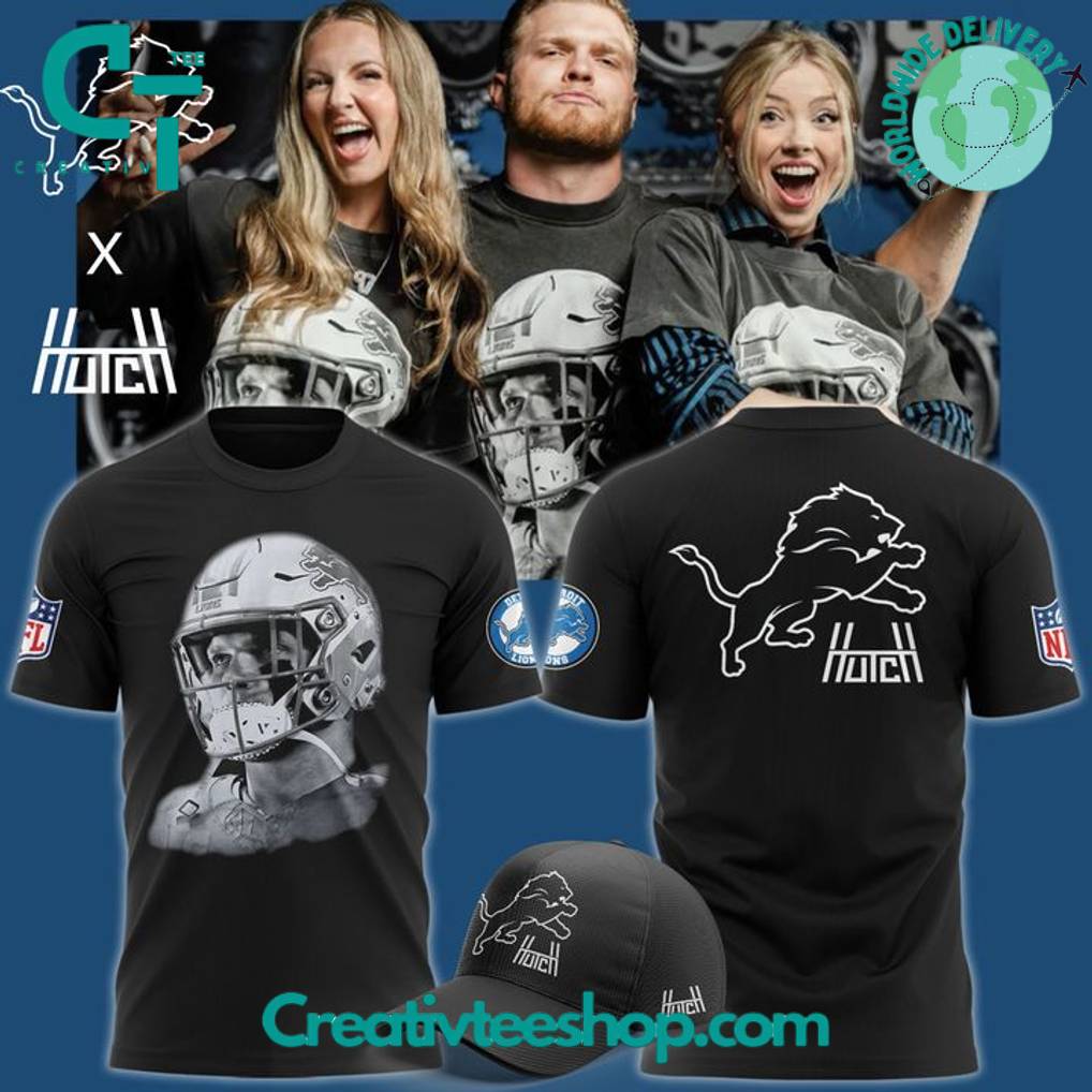Aidan Hutchinson Charcoal House of Hutch x Detroit Lions Game Face T-Shirt